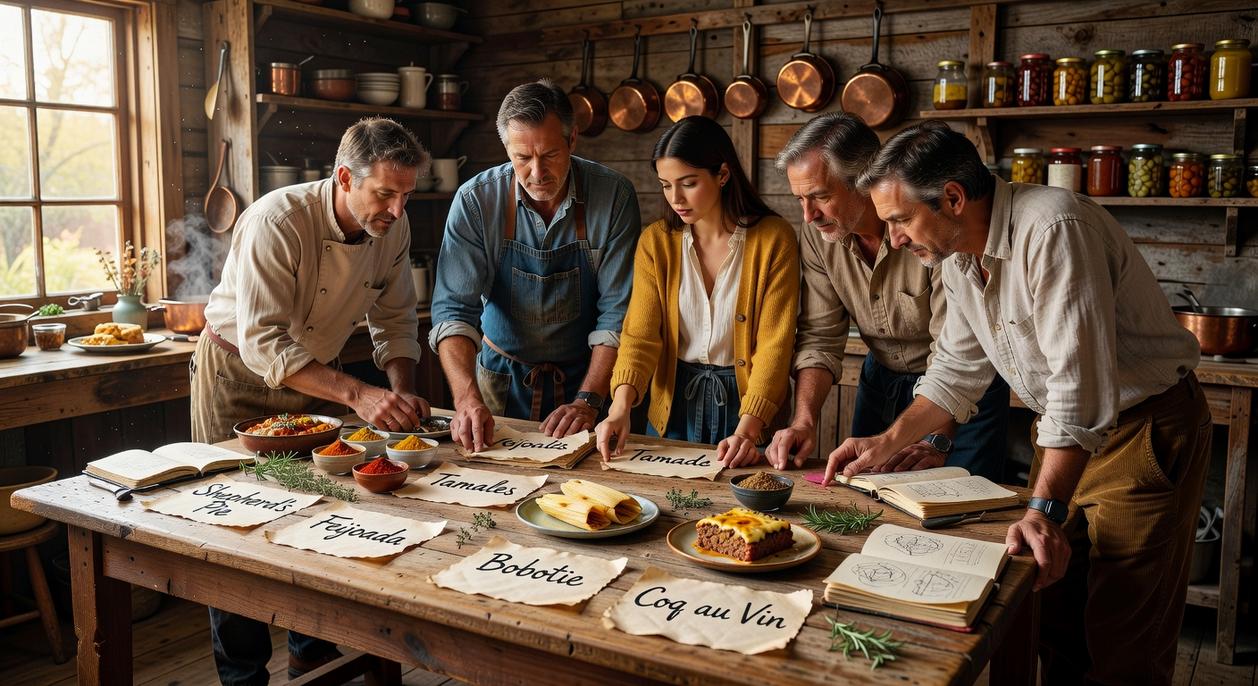 please provide the names of the regional dishes youd like transformed