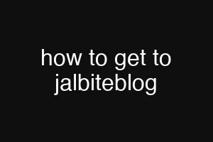 how to get to jalbiteblog