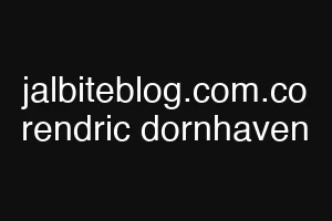 jalbiteblog.com.co rendric dornhaven